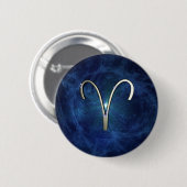 Aries Ronde Button 5,7 Cm (Voorkant /achterkant)