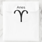 Aries Ronde Sticker (Tas)