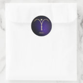Aries Ronde Sticker (Tas)