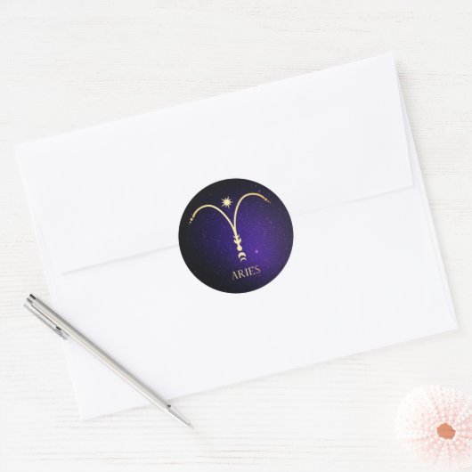 Aries Ronde Sticker (Envelop)