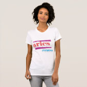 Aries Roze T-shirt (Voorkant volledig)