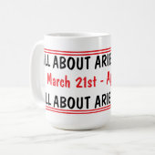 Aries Season Koffiemok (Voorkant links)