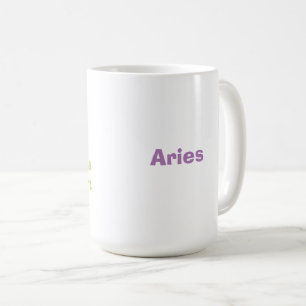 Aries Shady Zodiac Funny Koffiemok