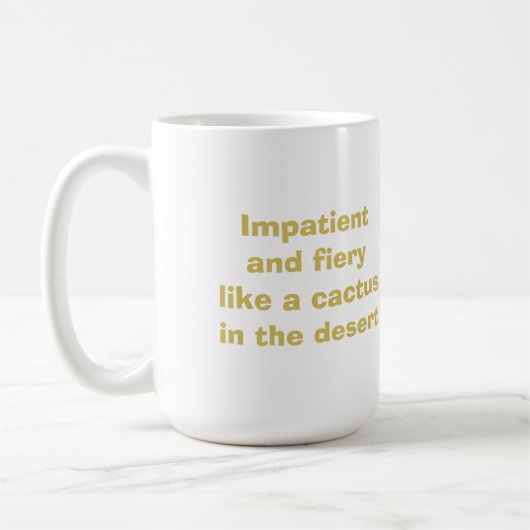 Aries Shady Zodiac Funny Koffiemok (Links)