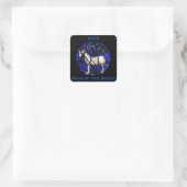 Aries Sheep Ram Zodiac Custom Year Sticker (Tas)