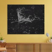  Aries Sign Constellation Hevelius 1690 Canvas Afdruk (Insitu (Woonkamer))