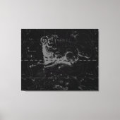  Aries Sign Constellation Hevelius 1690 Canvas Afdruk (Voorkant)