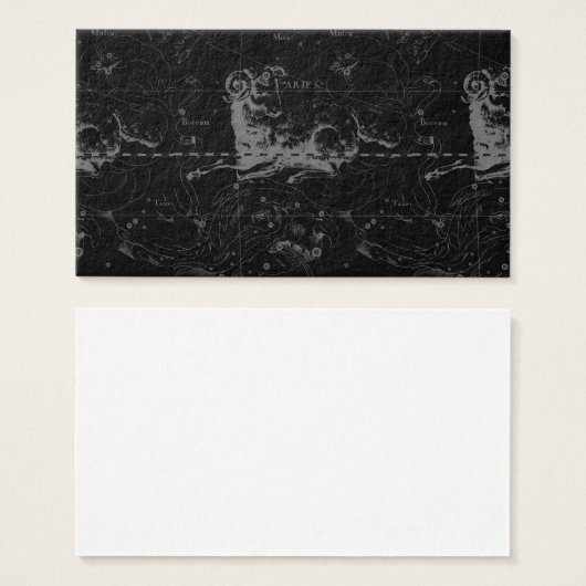  Aries Sign Constellation Hevelius 1690 Visitekaartjes (Voorkant /achterkant)