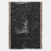 Aries Sign Constellation Hevelius circa 1690 Deken (Voorkant Verticaal)