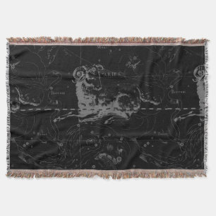 Aries Sign Constellation Hevelius circa 1690 Deken