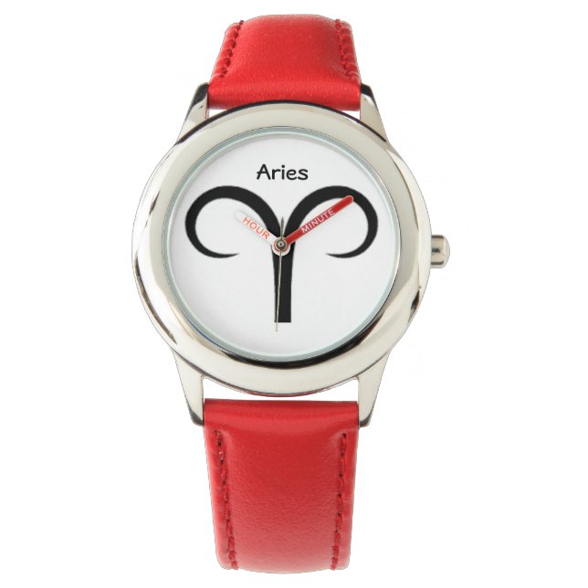 Aries Sign of the Zodiac Kinder Watches. Horloge (Voorkant)