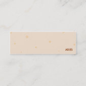 Aries - Skinny Mini Visitekaartje (Achterkant)