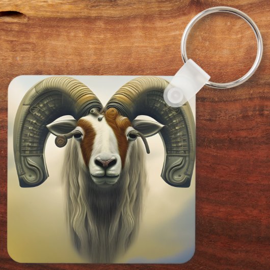 Aries Sleutelhanger (Achterkant)