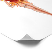 Aries Star Sign Wall Art, Minimalist Zodiac Poster (Hoek)