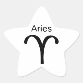 Aries Ster Sticker