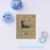 Aries Sterrenbeeld Kaart Hevelius circa 1690 (Enkel)