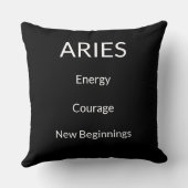 Aries – Surreal Zodiac Art Pillow by PawlickiArt Kussen (Achterkant)
