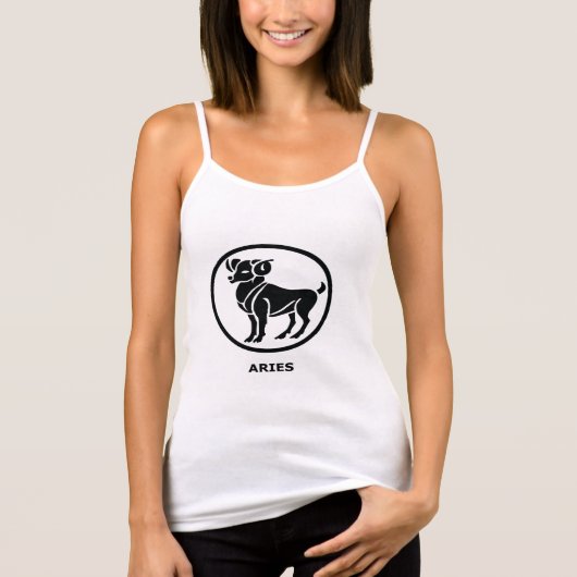 Aries Symbol Womens Tanktop (Voorkant)