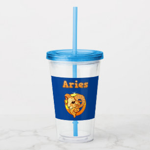 Aries-symbool acryl drinkbeker