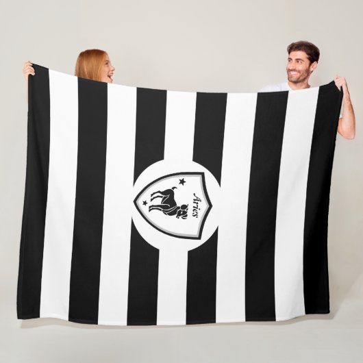 Aries-symbool Fleece Deken (In situ)