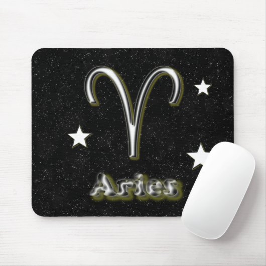 Aries-symbool Muismat (Met muis)