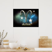 Aries-symbool Poster (Keuken)