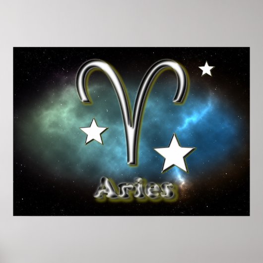 Aries-symbool Poster (Voorkant)