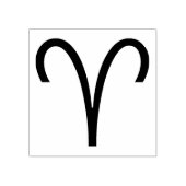 Aries Symbool Ram Zodiac Sign Rubberstempel (Afrduk)