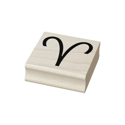 Aries Symbool Ram Zodiac Sign Rubberstempel (Stempel)