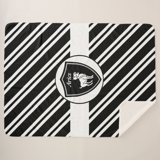 Aries-symbool Sherpa Deken (Voorkant (horizontaal))