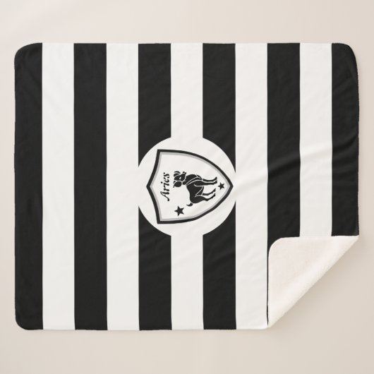 Aries-symbool Sherpa Deken (Voorkant (horizontaal))