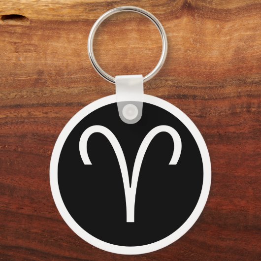 Aries-symbool Sleutelhanger (Voorkant)