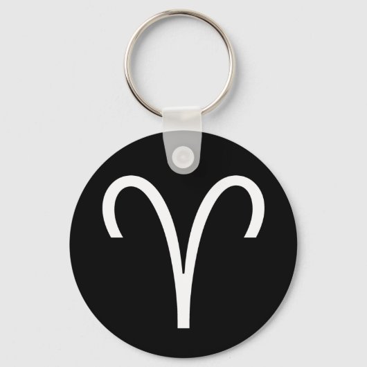 Aries-symbool Sleutelhanger (Voorkant)