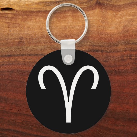 Aries-symbool Sleutelhanger (Voorkant)