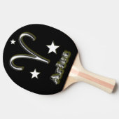 Aries-symbool Tafeltennisbatje (Zijkant)