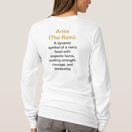 Aries T-Shirt (Achterkant)