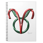 Aries Taurus Cusp Astrology Zodiac Sign Notitieboek (Voorkant)