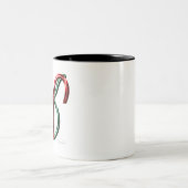 Aries Taurus Cusp Astrology Zodiac Sign Tweekleurige Koffiemok (Center)