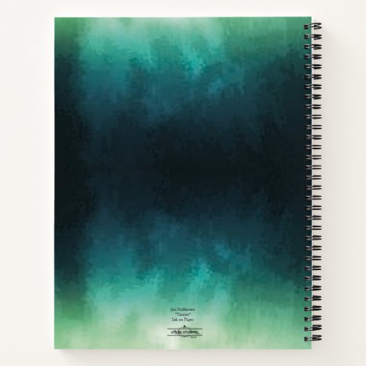 Aries-Taurus Cusp spiral notebook Notitieboek (Achterkant)