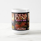 Aries Taurus zodiac Cusp 15 oz Grote Mok (Center)
