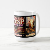 Aries Taurus zodiac Cusp 15 oz Grote Mok (Voorkant rechts)