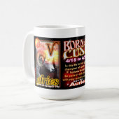 Aries Taurus zodiac Cusp 15 oz Grote Mok (Voorkant links)