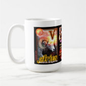 Aries Taurus zodiac Cusp 15 oz Grote Mok (Links)