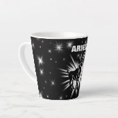 Aries-teken Latte Mok (Linkerhoek)