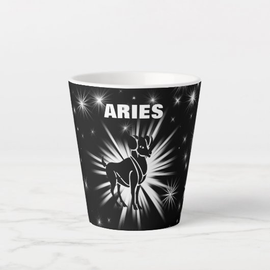 Aries-teken Latte Mok (Voorkant)