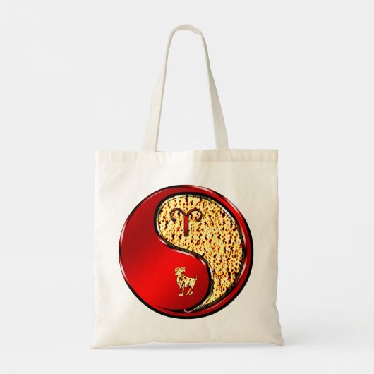 Aries the Ram Tote Bag (Achterkant)