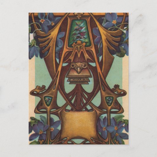 Aries the Ram - Zodiac Briefkaart (Voorkant)