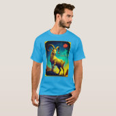 Aries the Ram Zodiac Sign T-shirt (Voorkant volledig)