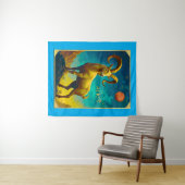 Aries the Ram Zodiac Sign Wandkleed (In Situ (horizontaal))