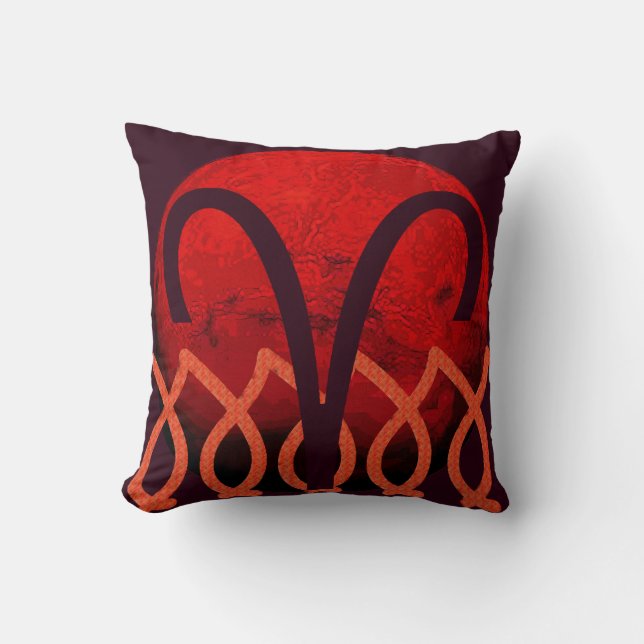 Aries Throw Pillow Kussen (Voorkant)